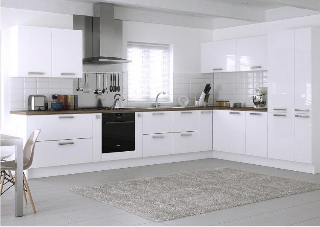 قیمت کابینت هایگلاس سفید
